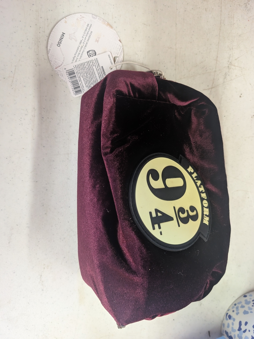 Platform 9 3/4 Burgundy Velvet Pouch